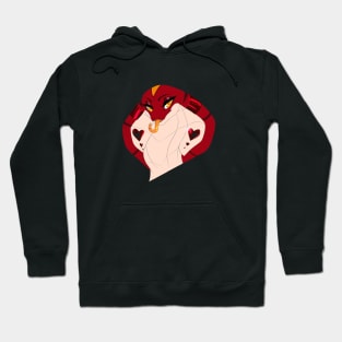 Red Cobra Head Hoodie